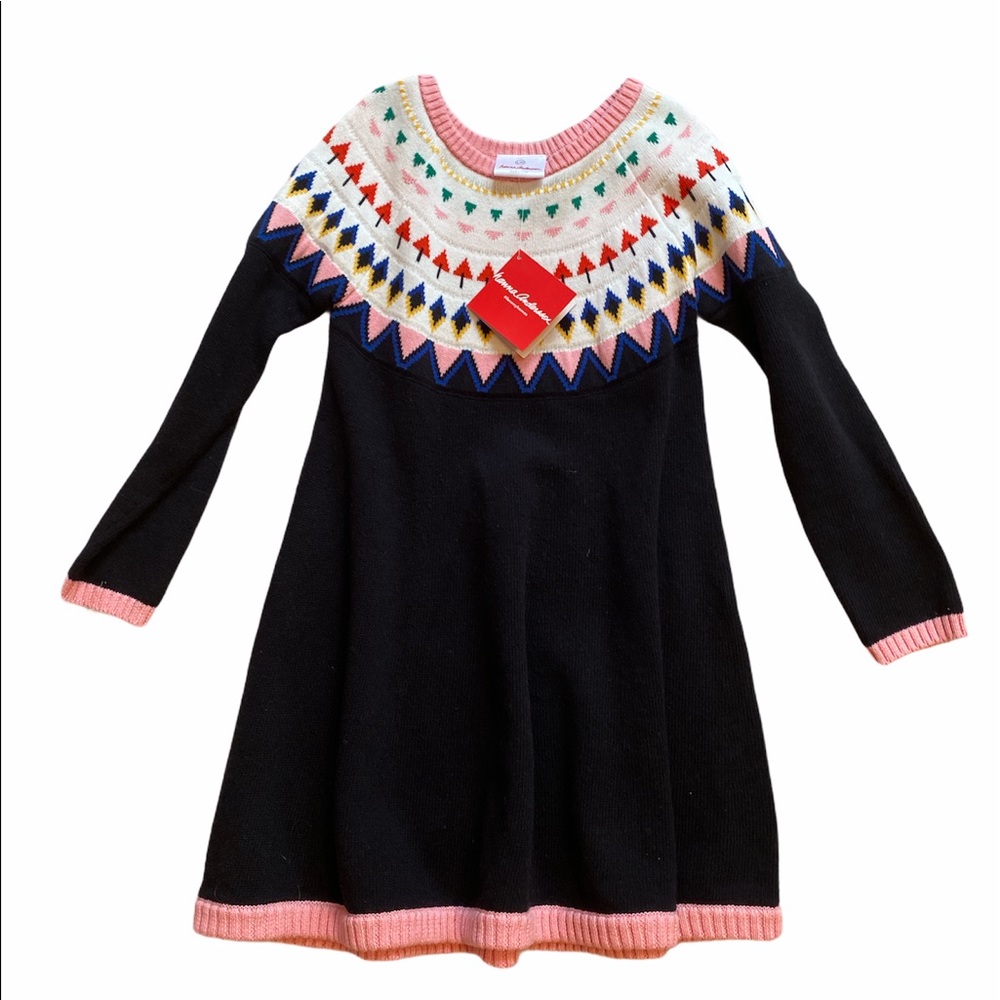 NWT Hanna Andersson girls holiday sweater dress